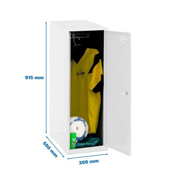 Taquilla 915x300x500 SIMONLOCKER DISM. SINGLE MINI 915x300x500 mm BL/BL marca SIMONRACK