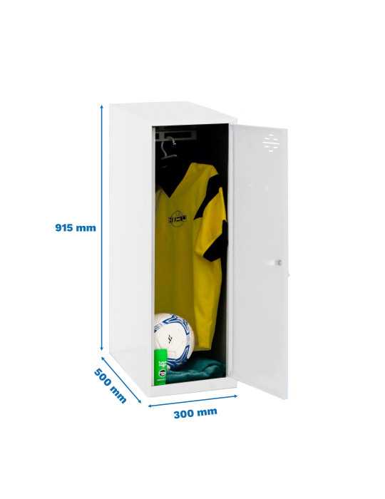 Taquilla 915x300x500 SIMONLOCKER DISM. SINGLE MINI 915x300x500 mm BL/BL marca SIMONRACK