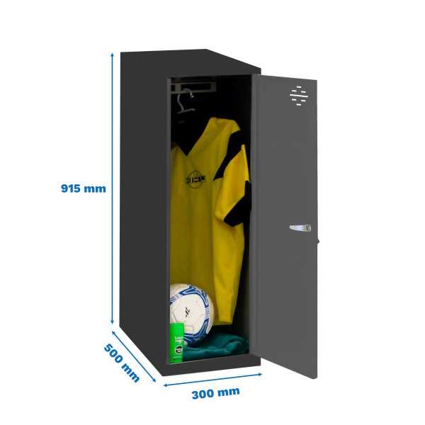 Taquilla 915x300x500 SIMONLOCKER DISM. SINGLE MINI 915x300x500 mm AN/AN marca SIMONRACK