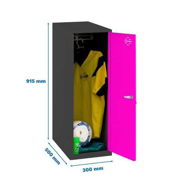 Taquilla 915x300x500 SIMONLOCKER DISM. SINGLE MINI 915x300x500 mm AN/RO marca SIMONRACK