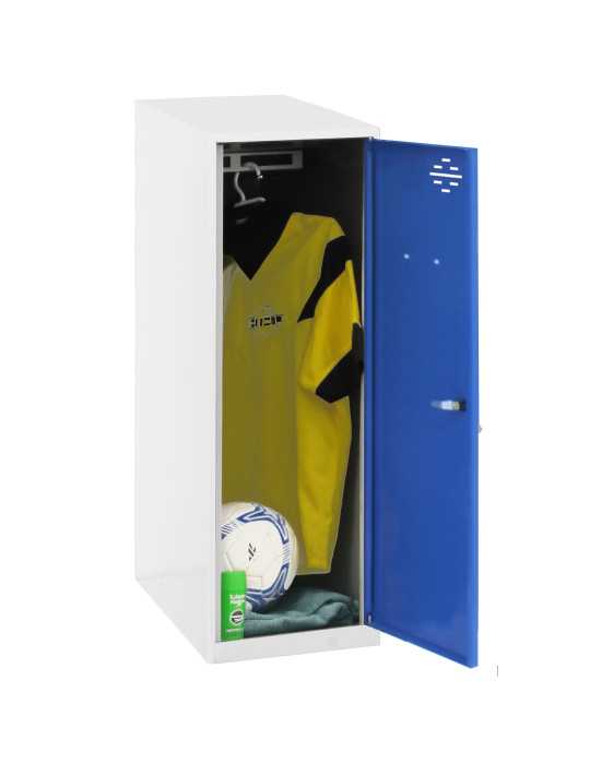 Taquilla 915x300x500 SIMONLOCKER DISM. SINGLE MINI 915x300x500 mm BL/AZ marca SIMONRACK