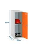 Taquilla 915x300x500 SIMONLOCKER DISM. MINI + BAN. 915x300x500 mm GR/NA marca SIMONRACK