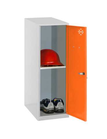 Taquilla 915x300x500 SIMONLOCKER DISM. MINI + BAN. 915x300x500 mm GR/NA marca SIMONRACK 2