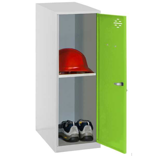 Taquilla 915x300x500 SIMONLOCKER DISM. MINI + BAN. 915x300x500 mm GR/VE marca SIMONRACK