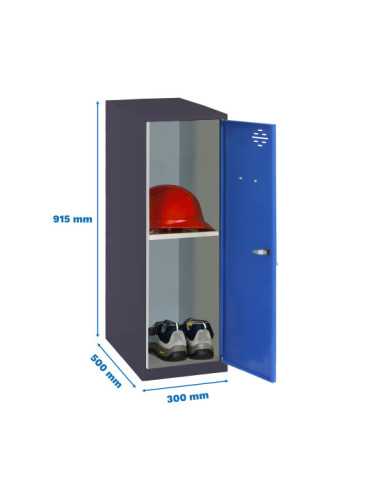 Taquilla 915x300x500 SIMONLOCKER DISM. MINI + BAN. 915x300x500 mm AN/AZ marca SIMONRACK