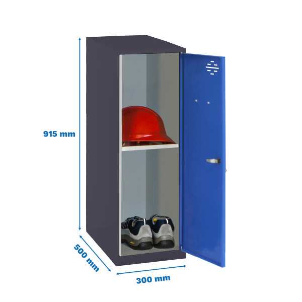 Taquilla 915x300x500 SIMONLOCKER DISM. MINI + BAN. 915x300x500 mm AN/AZ marca SIMONRACK