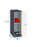 Taquilla 915x300x500 SIMONLOCKER DISM. MINI + BAN. 915x300x500 mm AN/BL marca SIMONRACK