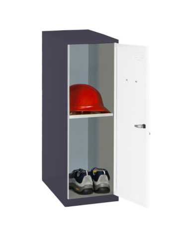 Taquilla 915x300x500 SIMONLOCKER DISM. MINI + BAN. 915x300x500 mm AN/BL marca SIMONRACK 2