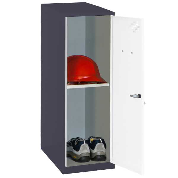 Taquilla 915x300x500 SIMONLOCKER DISM. MINI + BAN. 915x300x500 mm AN/BL marca SIMONRACK