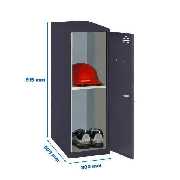Taquilla 915x300x500 SIMONLOCKER DISM. MINI + BAN. 915x300x500 mm AN/AN marca SIMONRACK
