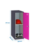 Taquilla 915x300x500 SIMONLOCKER DISM. MINI + BAN. 915x300x500 mm AN/RO marca SIMONRACK