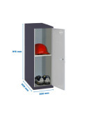 Taquilla 915x300x500 SIMONLOCKER DISM. MINI + BAN. 915x300x500 mm AN/GR marca SIMONRACK