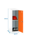 Taquilla 915x300x500 SIMONLOCKER DISM. MINI + BAN. 915x300x500 mm BL/NA marca SIMONRACK