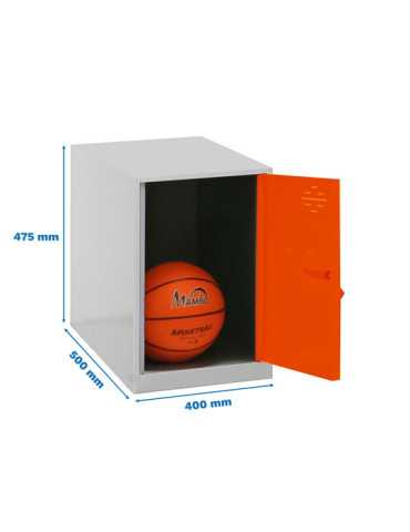 Taquilla 475x400x500 SIMONLOCKER DISM. MINI 475x400x500 mm GR/NAR marca SIMONRACK