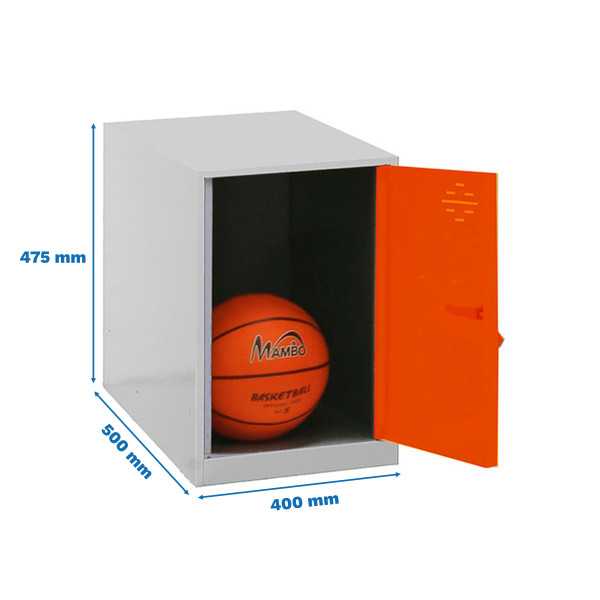 Taquilla 475x400x500 SIMONLOCKER DISM. MINI 475x400x500 mm GR/NAR marca SIMONRACK