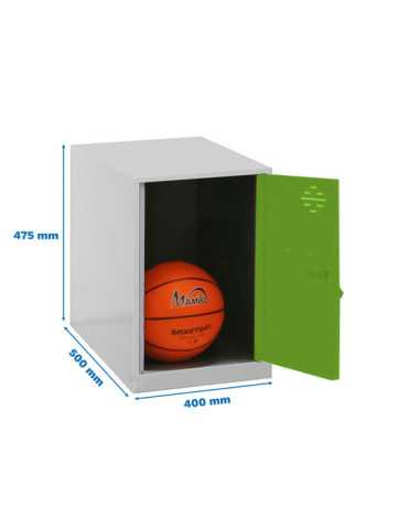 Taquilla 475x400x500 SIMONLOCKER DISM. MINI 475x400x500 mm GR/VER marca SIMONRACK