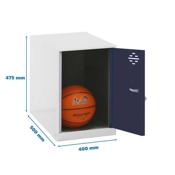 Taquilla 475x400x500 SIMONLOCKER DISM. MINI 475x400x500 mm BLA/ANT marca SIMONRACK