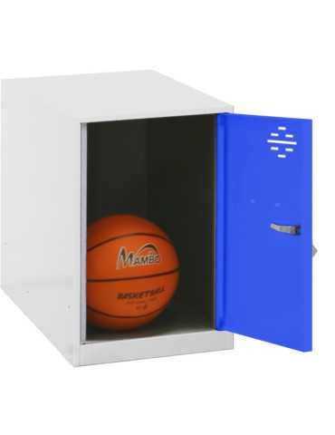Taquilla 475x400x500 SIMONLOCKER DISM. MINI 475x400x500 mm BLA/AZU marca SIMONRACK 2