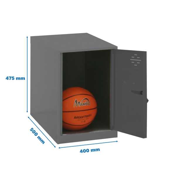 Taquilla 475x400x500 SIMONLOCKER DISM. MINI 475x400x500 mm ANT/ANT marca SIMONRACK