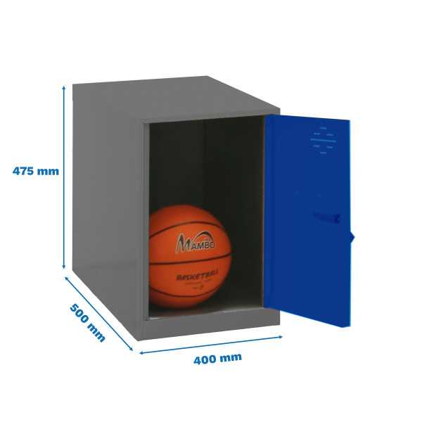 Taquilla 475x400x500 SIMONLOCKER DISM. MINI 475x400x500 mm ANT/AZU marca SIMONRACK