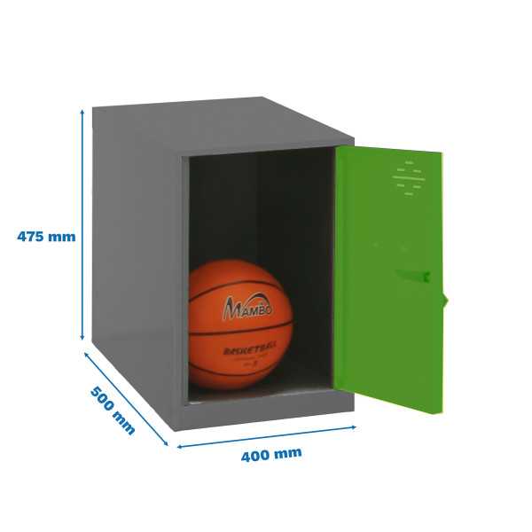 Taquilla 475x400x500 SIMONLOCKER DISM. MINI 475x400x500 mm ANT/VER marca SIMONRACK