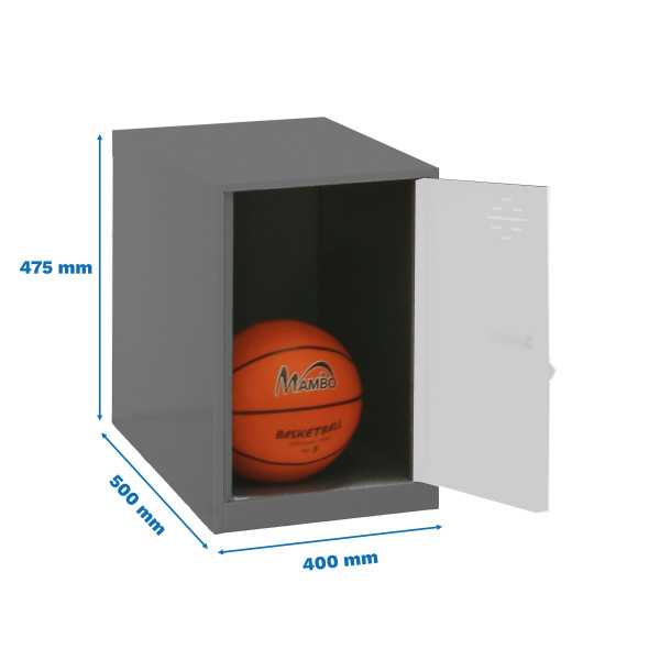 Taquilla 475x400x500 SIMONLOCKER DISM. MINI 475x400x500 mm AN/BCO marca SIMONRACK