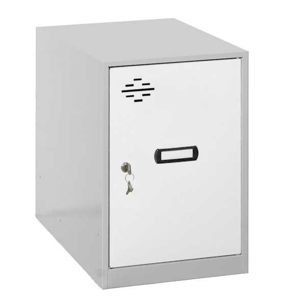 Taquilla 475x400x500 SIMONLOCKER DISM. MINI 475x400x500 mm GR/BCO marca SIMONRACK