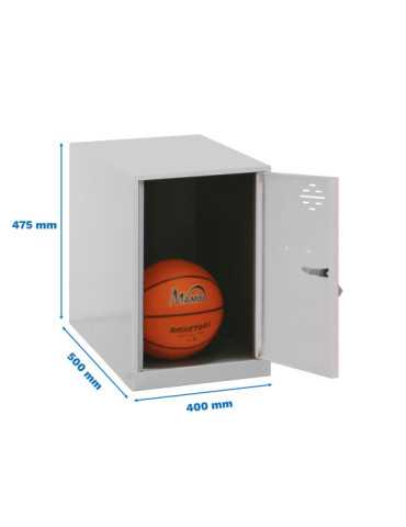 Taquilla 475x400x500 SIMONLOCKER DISM. MINI 475x400x500 mm GRIS marca SIMONRACK