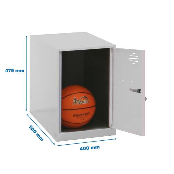 Taquilla 475x400x500 SIMONLOCKER DISM. MINI 475x400x500 mm GRIS marca SIMONRACK
