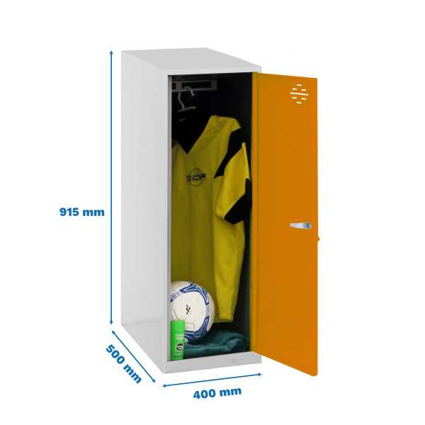 Taquilla 915x400x500 SIMONLOCKER DISM. SINGLE MINI 915x400x500 mm GR/NA marca SIMONRACK