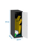 Taquilla 915x400x500 SIMONLOCKER DISM. SINGLE MINI 915x400x500 mm AN/BC marca SIMONRACK