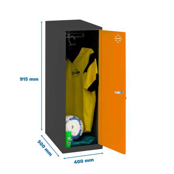 Taquilla 915x400x500 SIMONLOCKER DISM. SINGLE MINI 915x400x500 mm AN/NA marca SIMONRACK