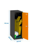 Taquilla 915x400x500 SIMONLOCKER DISM. SINGLE MINI 915x400x500 mm AN/NA marca SIMONRACK