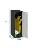 Taquilla 915x400x500 SIMONLOCKER DISM. SINGLE MINI 915x400x500 mm AN/GR marca SIMONRACK