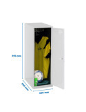 Taquilla 915x400x500 SIMONLOCKER DISM. SINGLE MINI 915x400x500 mm GR/BC marca SIMONRACK
