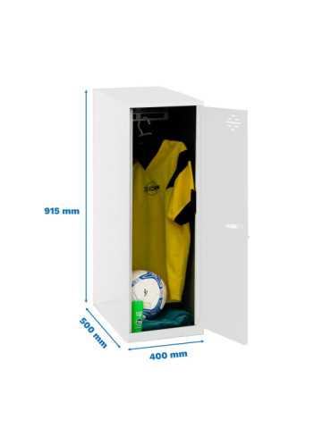 Taquilla 915x400x500 SIMONLOCKER DISM. SINGLE MINI 915x400x500 mm BL/BL marca SIMONRACK