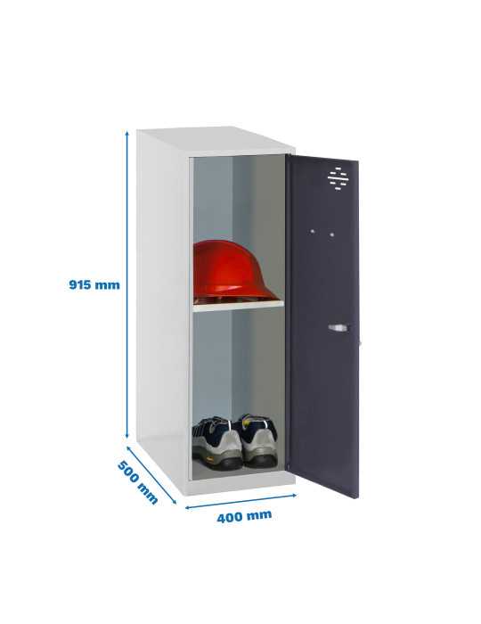 Taquilla 915x400x500 SIMONLOCKER DISM. MINI + BAN. 915x400x500 mm GR/AN marca SIMONRACK