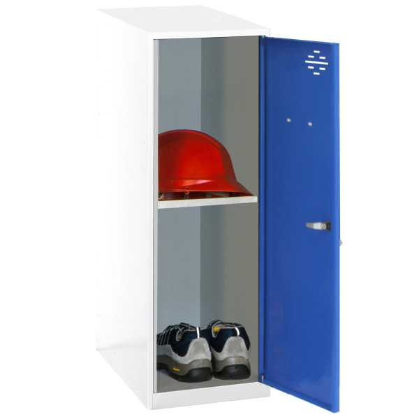 Taquilla 915x400x500 SIMONLOCKER DISM. MINI + BAN. 915x400x500 mm BL/AZ marca SIMONRACK