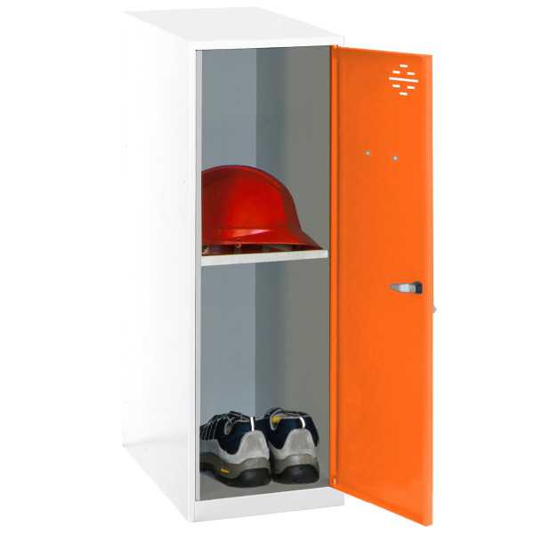 Taquilla 915x400x500 SIMONLOCKER DISM. MINI + BAN. 915x400x500 mm BL/NA marca SIMONRACK