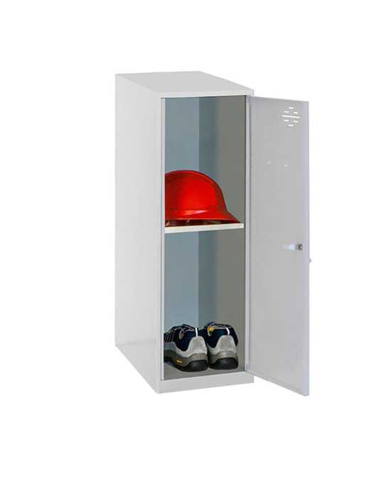 Taquilla 915x400x500 SIMONLOCKER DISM. MINI + BAN. 915x400x500 mm GRIS marca SIMONRACK