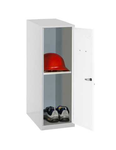 Taquilla 915x300x500 SIMONLOCKER DISM. MINI + BAN. 915x300x500 mm GR/BL marca SIMONRACK 2