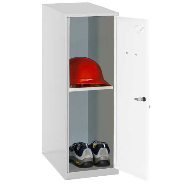 Taquilla 915x300x500 SIMONLOCKER DISM. MINI + BAN. 915x300x500 mm GR/BL marca SIMONRACK