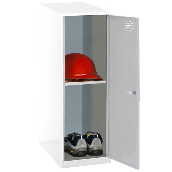 Taquilla 915x300x500 SIMONLOCKER DISM. MINI + BAN. 915x300x500 mm BL/GR marca SIMONRACK