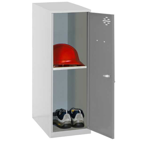 Taquilla 915x300x500 SIMONLOCKER DISM. MINI + BAN. 915x300x500 mm GRIS marca SIMONRACK