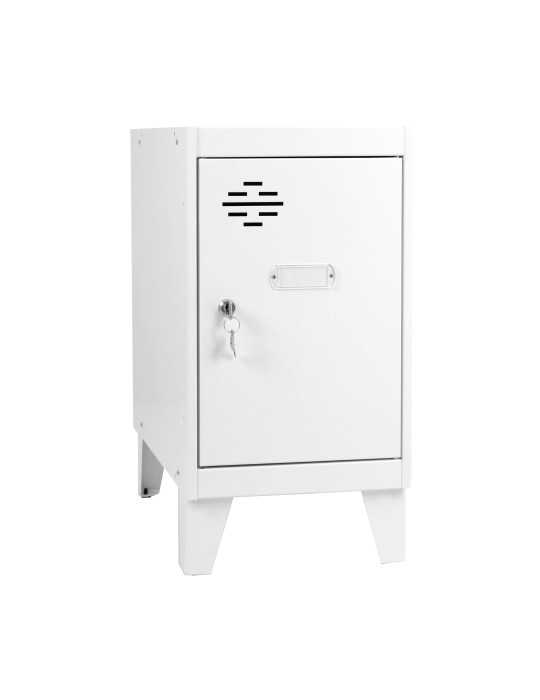Taquilla 575x300x500 SIMONLOCKER DISM.MINI 475x300x500+PIES BLA/BLA marca SIMONRACK