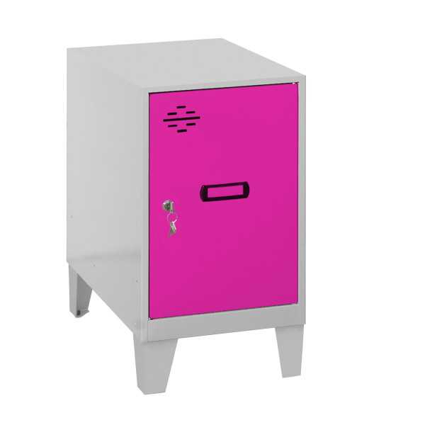 Taquilla 575x300x500 SIMONLOCKER DISM.MINI 475x300x500+PIES GR/ROS marca SIMONRACK
