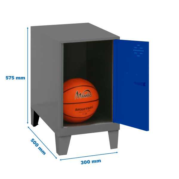 Taquilla 575x300x500 SIMONLOCKER DISM.MINI 475x300x500+PIES ANT/AZU marca SIMONRACK