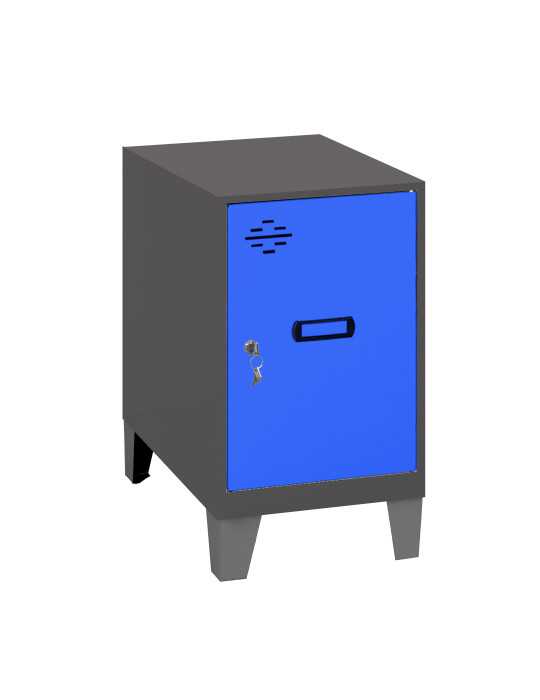 Taquilla 575x300x500 SIMONLOCKER DISM.MINI 475x300x500+PIES ANT/AZU marca SIMONRACK