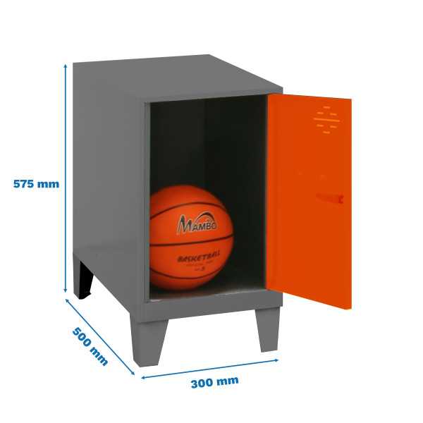 Taquilla 575x300x500 SIMONLOCKER DISM.MINI 475x300x500+PIES ANT/NAR marca SIMONRACK
