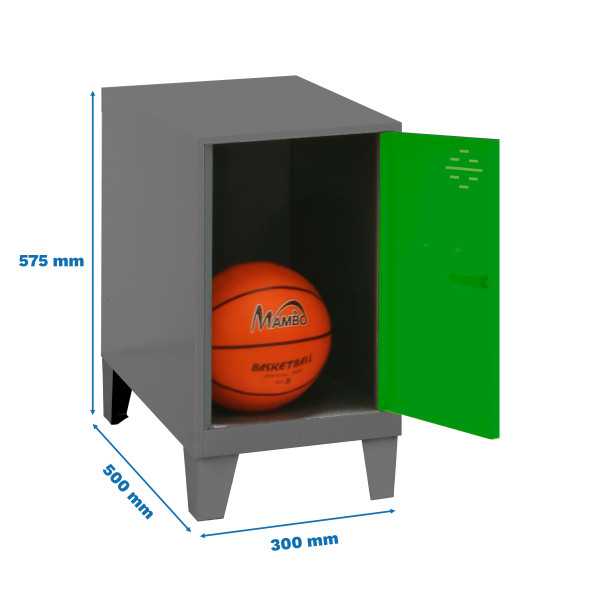 Taquilla 575x300x500 SIMONLOCKER DISM.MINI 475x300x500+PIES ANT/VER marca SIMONRACK